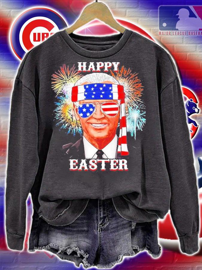 Happy Easter Confused Joe Biden 4Th Of July Funny T-Shirt t-shirt