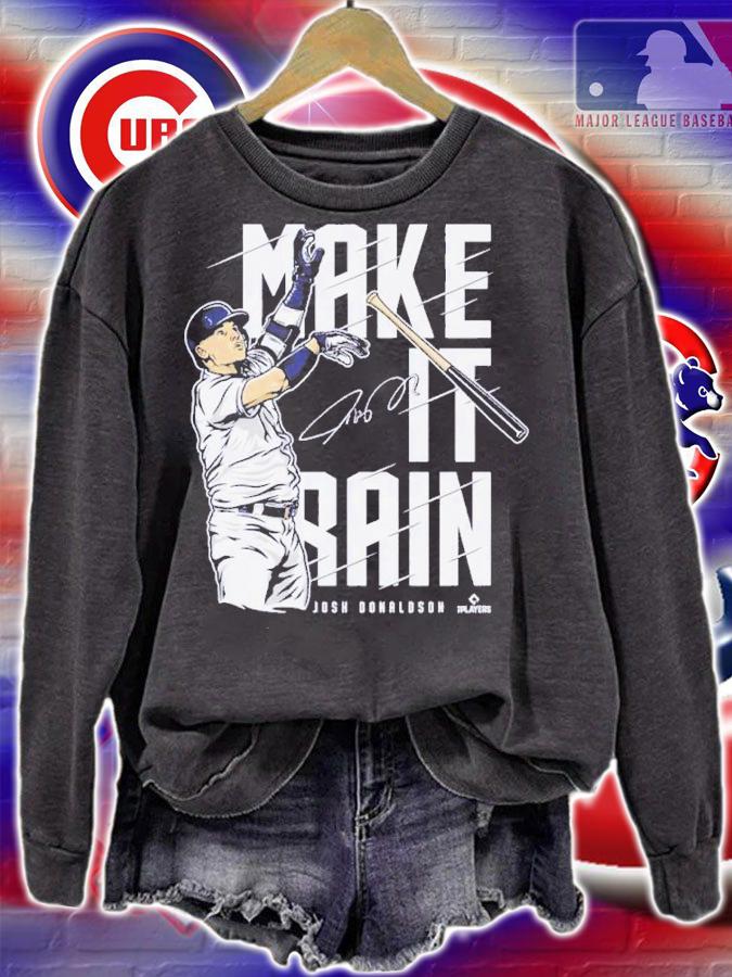 Josh Donaldson New York Y Make It Rain Baseball Signature Shirt t-shirt