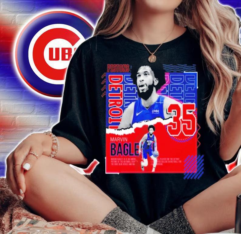 Marvin Bagley III Basketball Paper Poster Pistons T-Shirt t-shirt woman shirt
