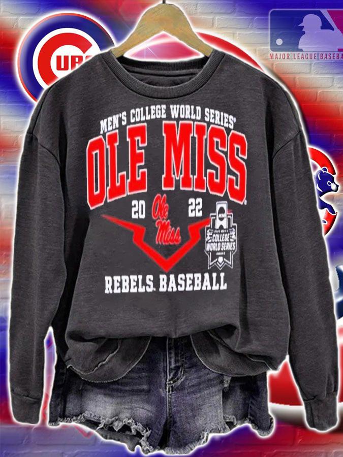 Men's College World Series Ole Miss National Championship 2022 Shirt t-shirt sweatshirt