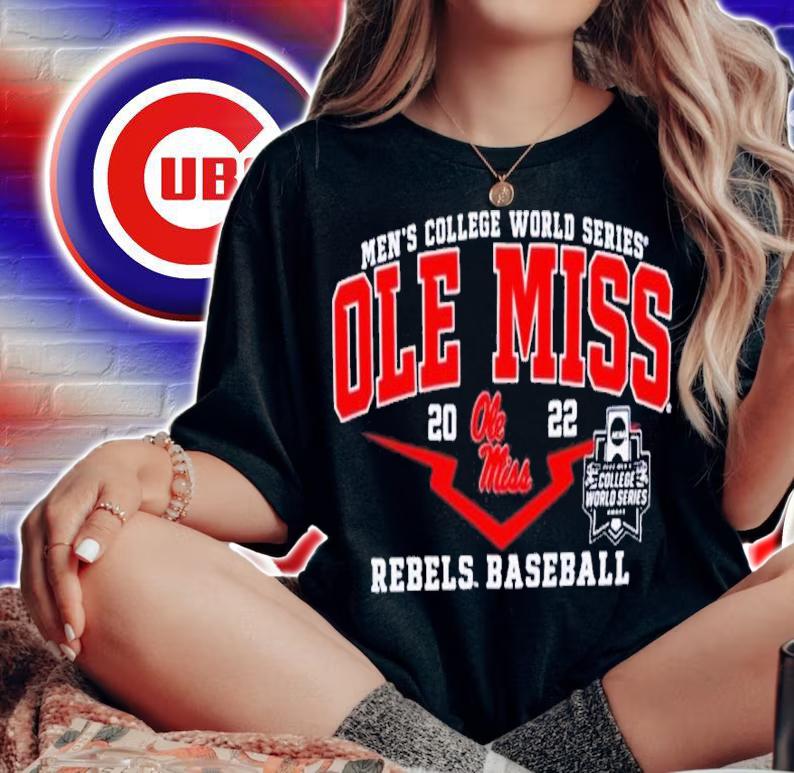 Men's College World Series Ole Miss National Championship 2022 Shirt t-shirt woman shirt