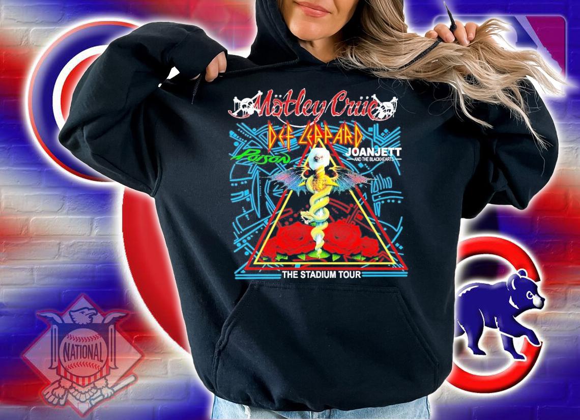 Motley Crue Poison Joan Jett The Stadium Tour 2022 T-Shirt t-shirt hoodie