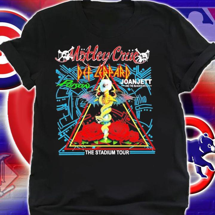 Motley Crue Poison Joan Jett The Stadium Tour 2022 T-Shirt t-shirt shirt