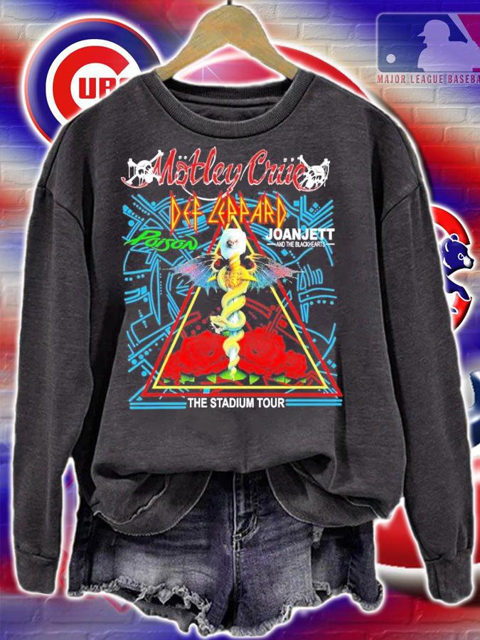 Motley Crue Poison Joan Jett The Stadium Tour 2022 T-Shirt t-shirt sweatshirt