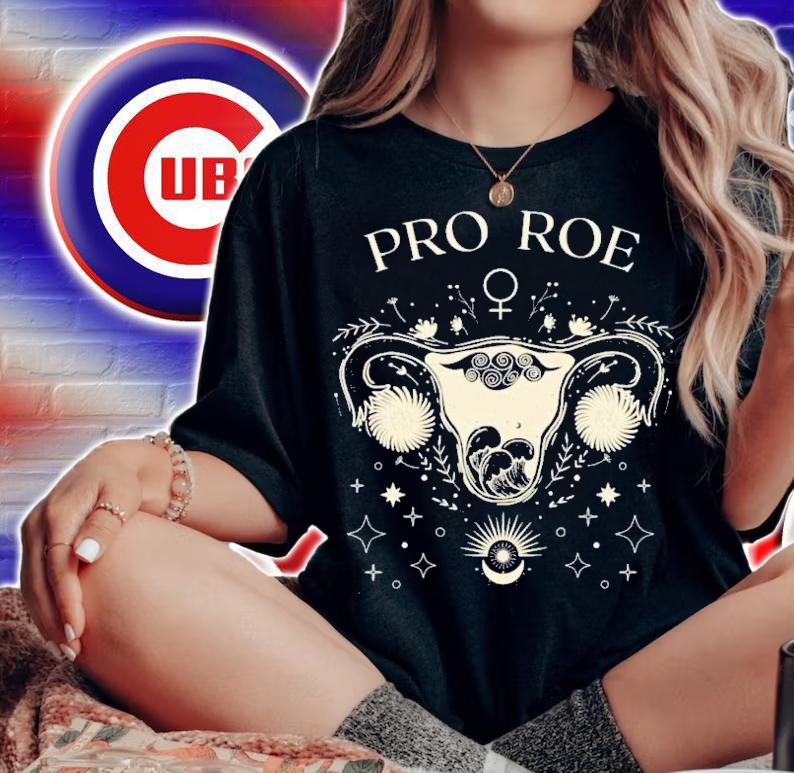 Pro Choice Roe V Wade Feminist Women's Floral Uterus Abortion T-Shirt t-shirt woman shirt