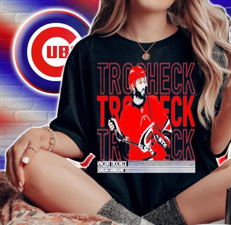 NHL Vincent Trocheck Typography shirt t-shirt woman shirt