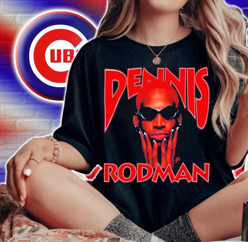 No 91 NBA Basketball Player Dennis Rodman Retro Vintage Shirt t-shirt woman shirt