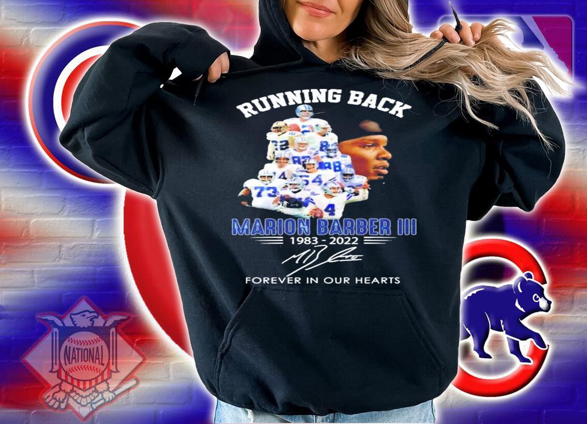 Running Back Marion Barber III 1983-2022 Signatures Forever In Our Hearts T-Shirt t-shirt