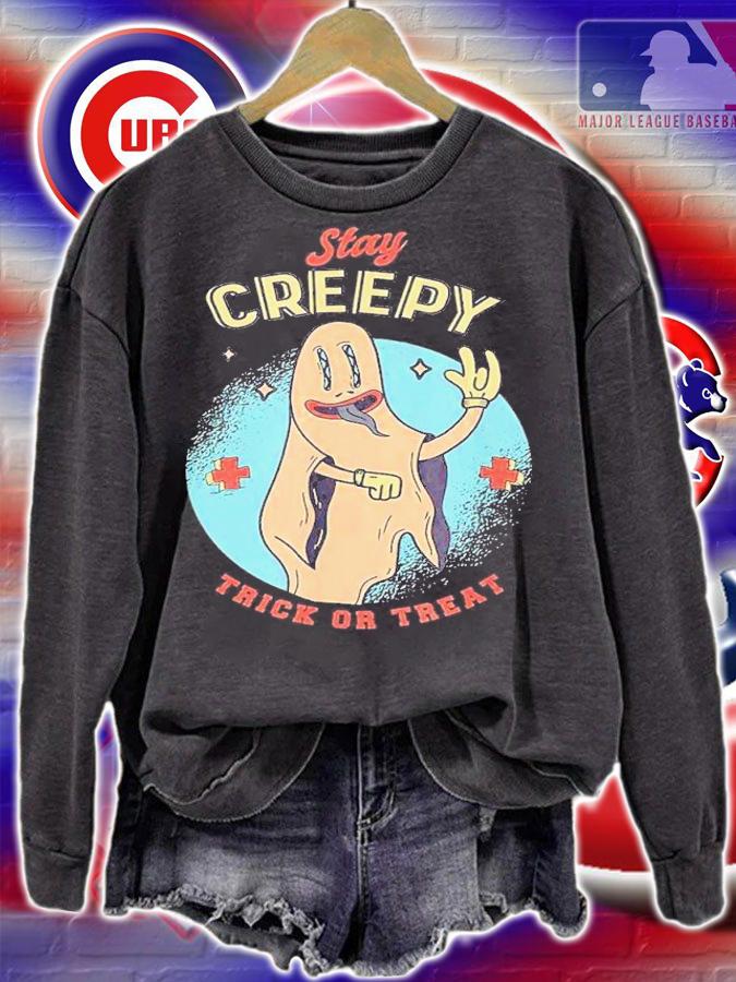 Stay Spooky Cute Creepy Ghost Halloween Trick or Treat Spooky Ghost shirt t-shirt sweatshirt
