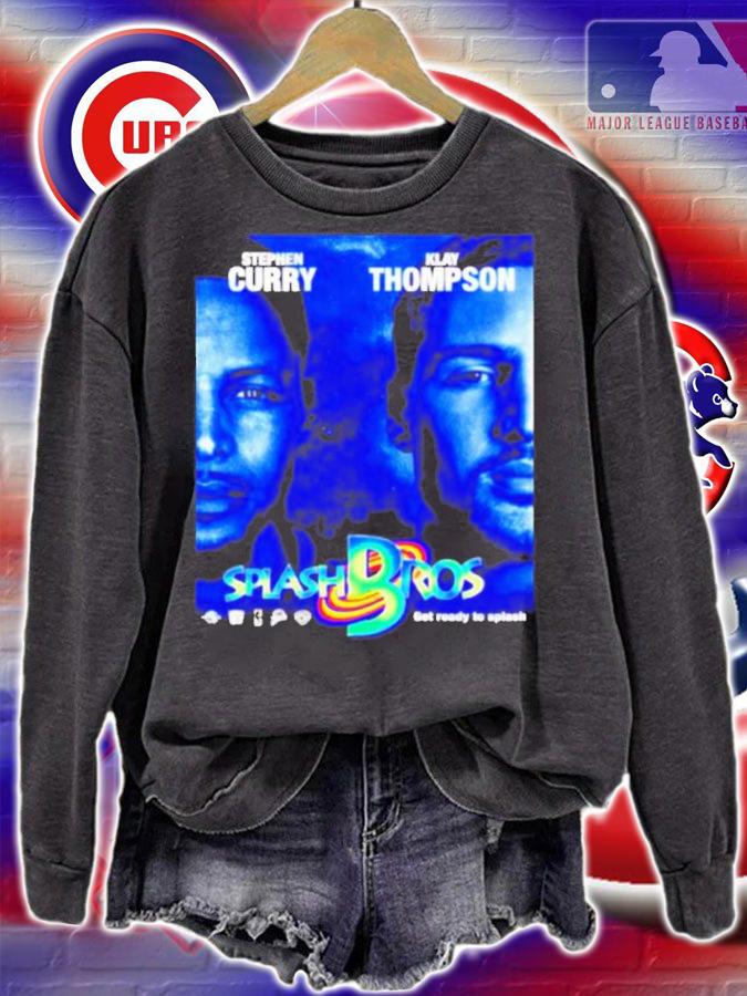 Stephen Curry Klay Thompson Splash Bros Get Ready To Splash Shirt t-shirt