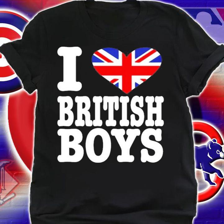Tarayummy I Love British Boys T-Shirt t-shirt shirt