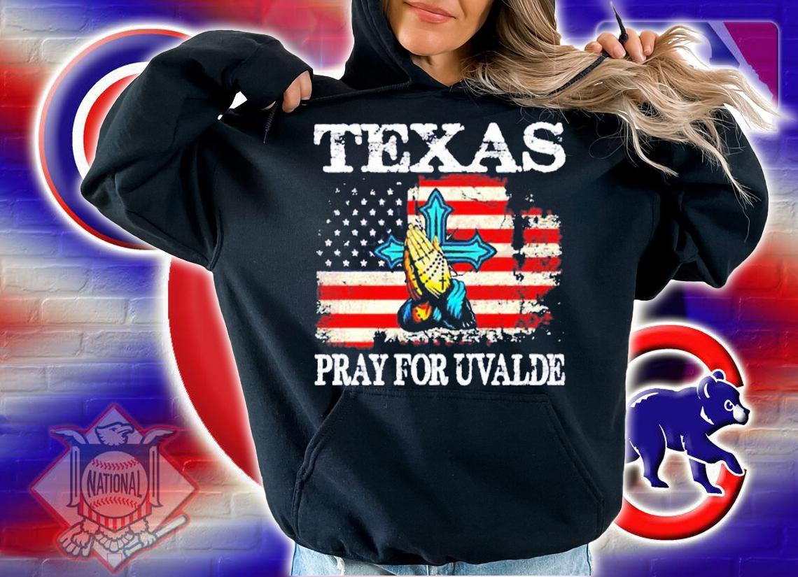 Texas Pray For Uvalde American Flag shirt t-shirt