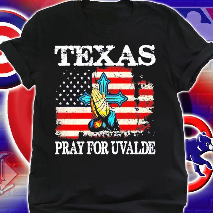 Texas Pray For Uvalde American Flag shirt t-shirt