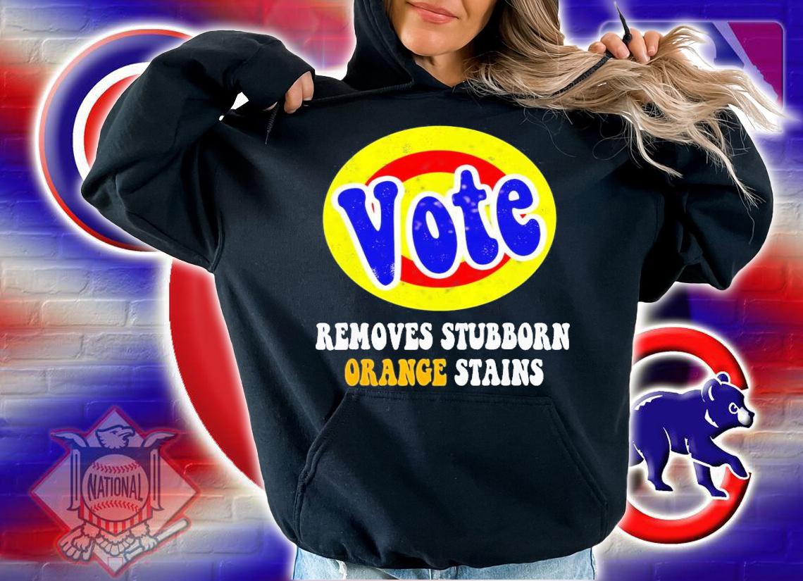 Vote Removes Stubborn Orange Stains T-Shirt t-shirt