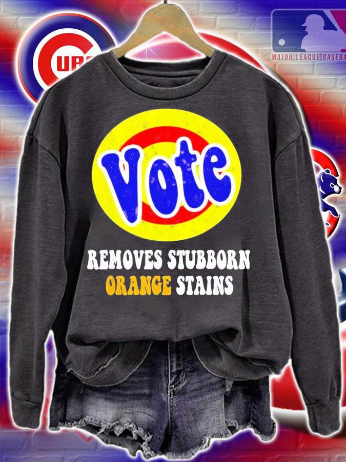 Vote Removes Stubborn Orange Stains T-Shirt t-shirt