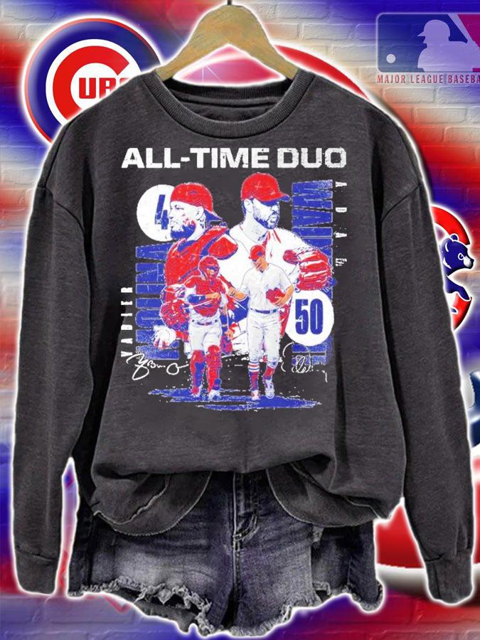 Yadier Molina And Adam Wainwright All-Time Duo Baseball Shirt t-shirt sweatshirt