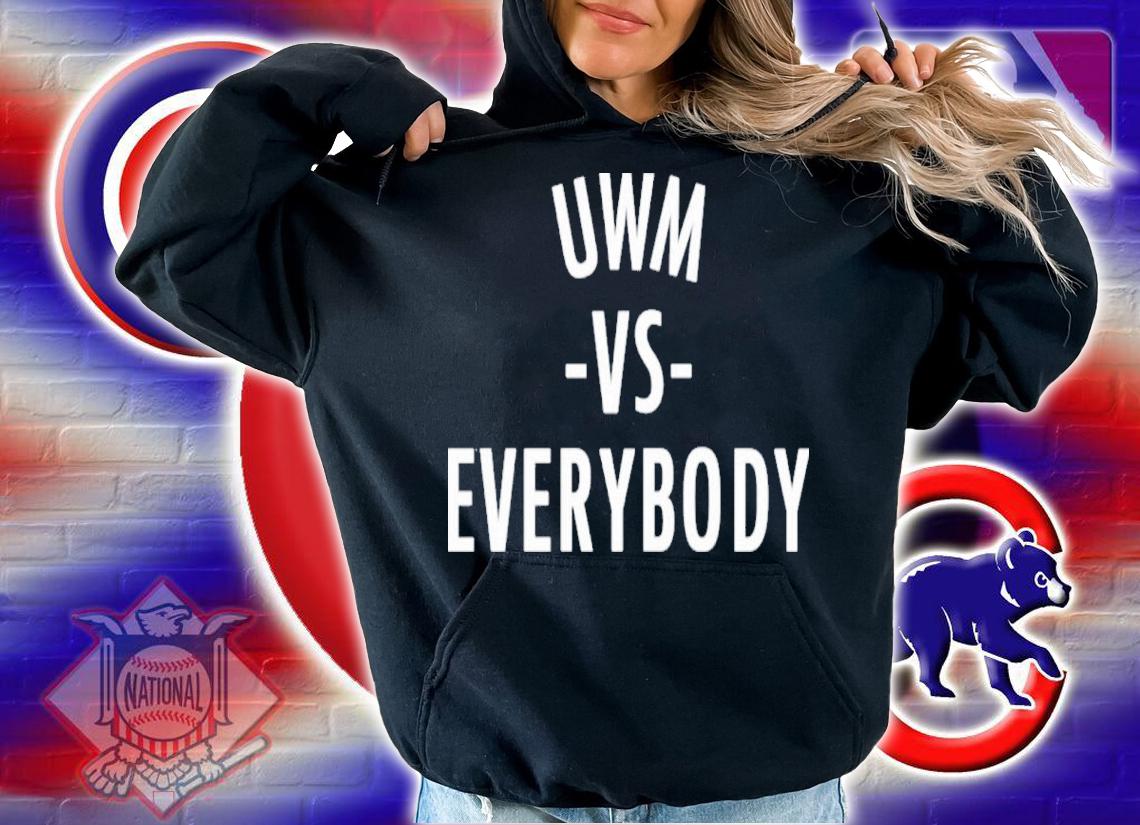 University Of Wisconsin Milwaukee Uwm Vs Everybody Shirt t-shirt