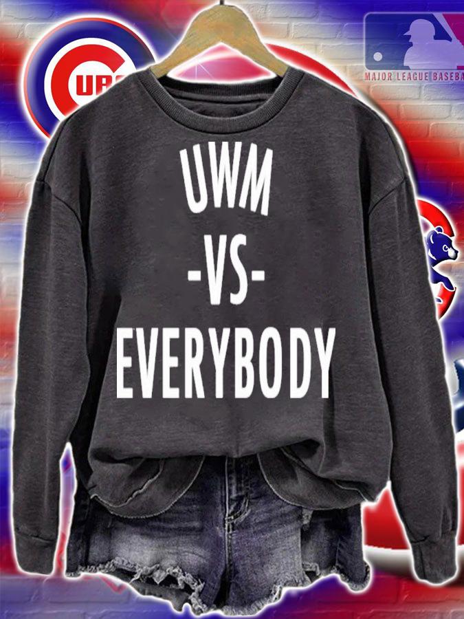 University Of Wisconsin Milwaukee Uwm Vs Everybody Shirt t-shirt