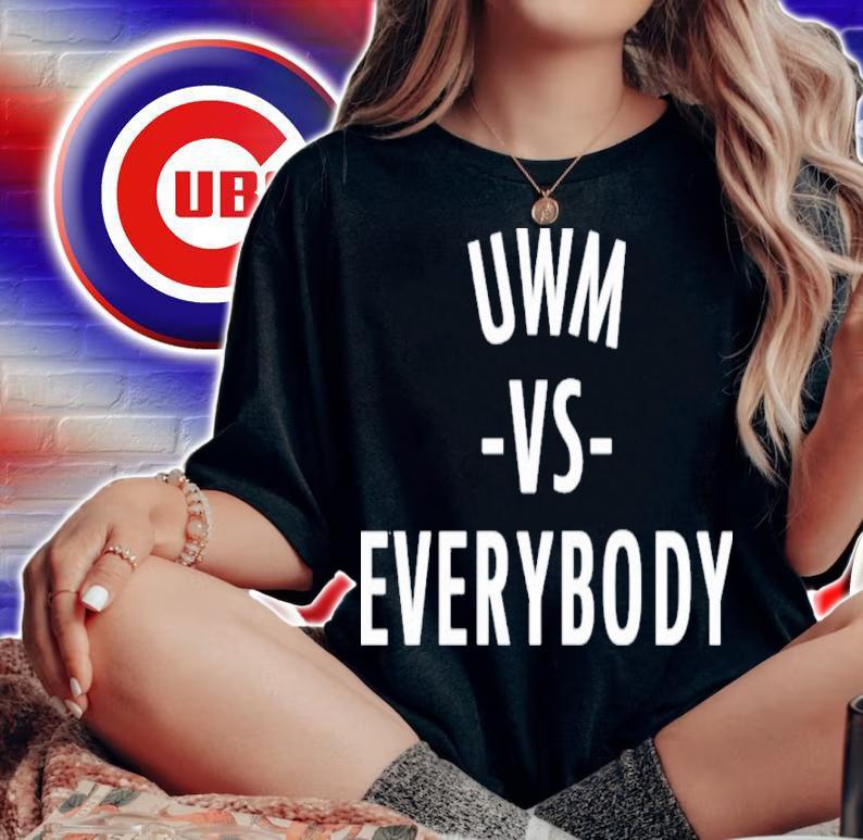 University Of Wisconsin Milwaukee Uwm Vs Everybody Shirt t-shirt