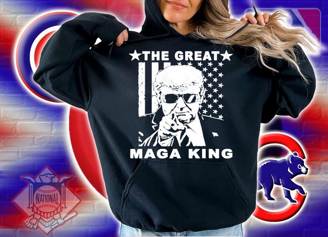 Vintage Old The Great Maga King Ultra Maga Patriotic On Back T-Shirt t-shirt hoodie