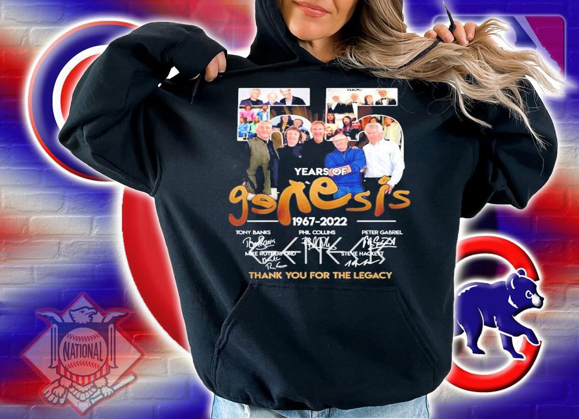 55 Years Of Genesis 1967-2022 Signatures Thank You For The Legacy Shirt t-shirt