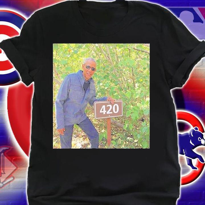 420 Obama Funny T-Shirt t-shirt
