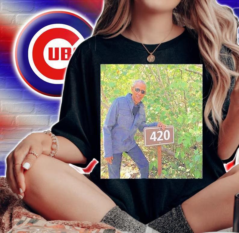 420 Obama Funny T-Shirt t-shirt