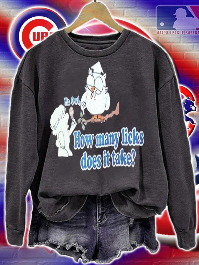 A Mr Owl How Many Licks Does It Take Shirt t-shirt sweatshirt