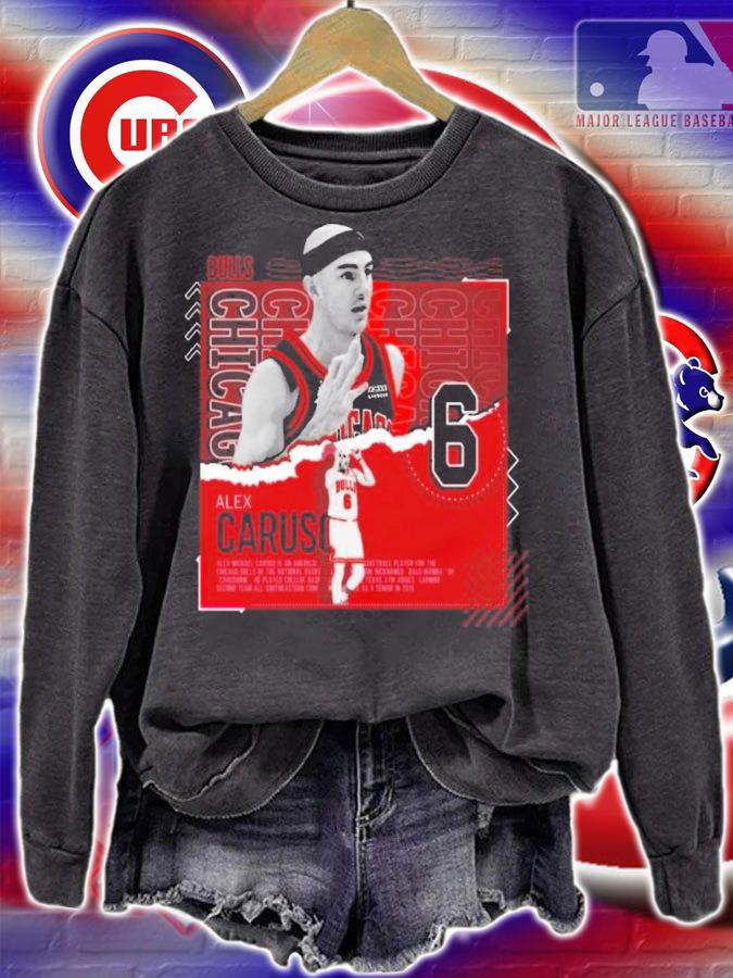 Alex Caruso Basketball Paper Poster Bulls Shirt t-shirt sweatshirt