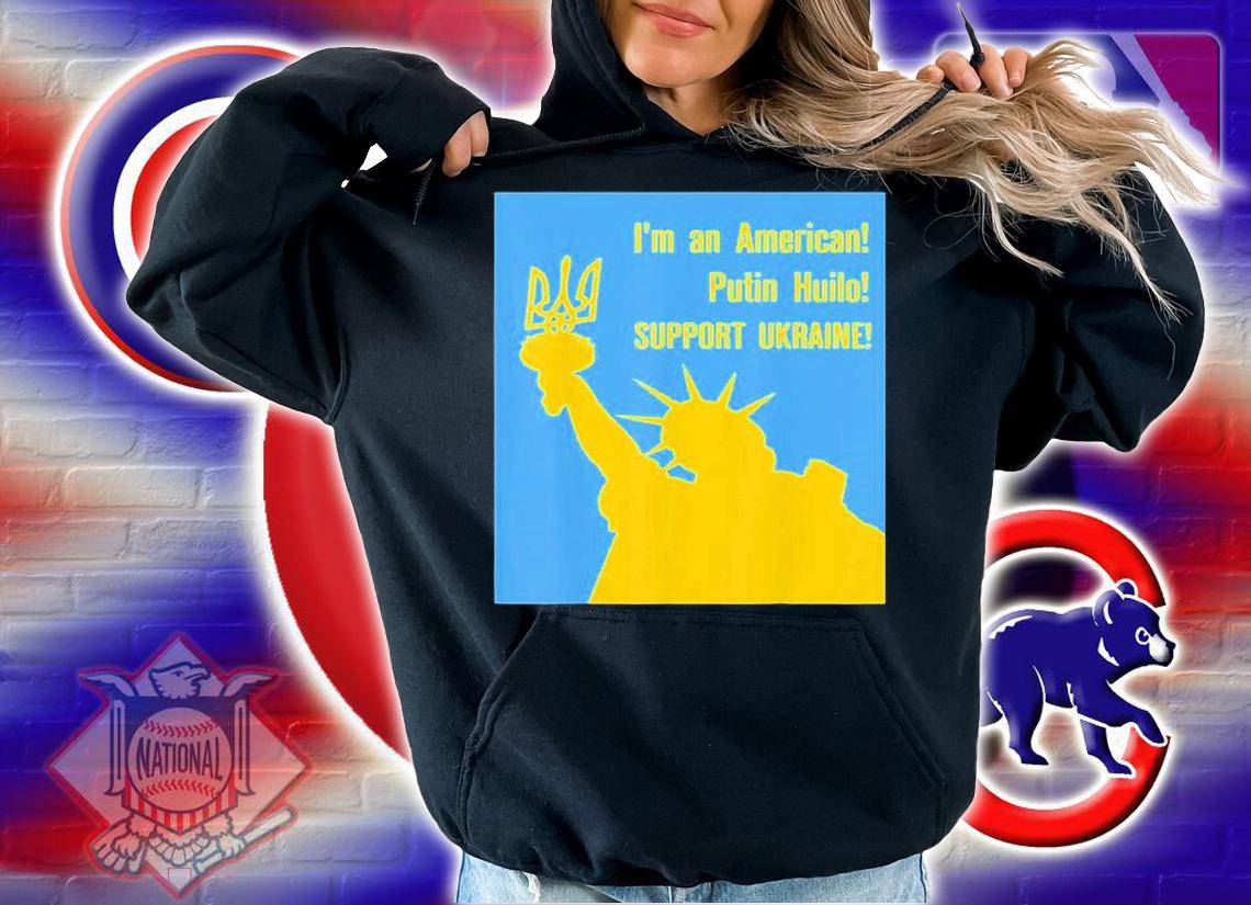 American Stand With Ukraine Support Ukraine Love Ukraine T-Shirt t-shirt hoodie