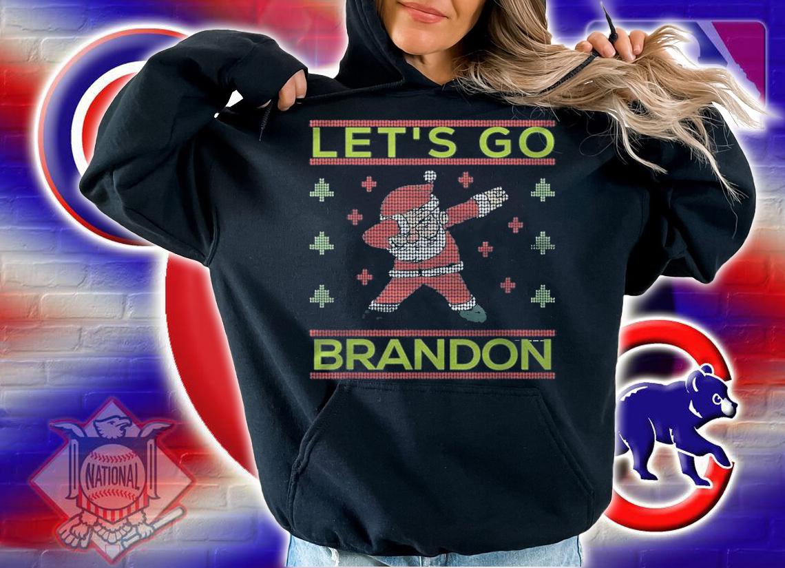 Anti President let's Go Brandon Father Christmas T-Shirt t-shirt hoodie
