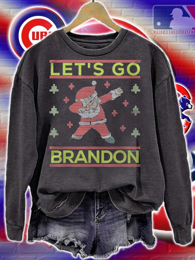 Anti President let's Go Brandon Father Christmas T-Shirt t-shirt sweatshirt