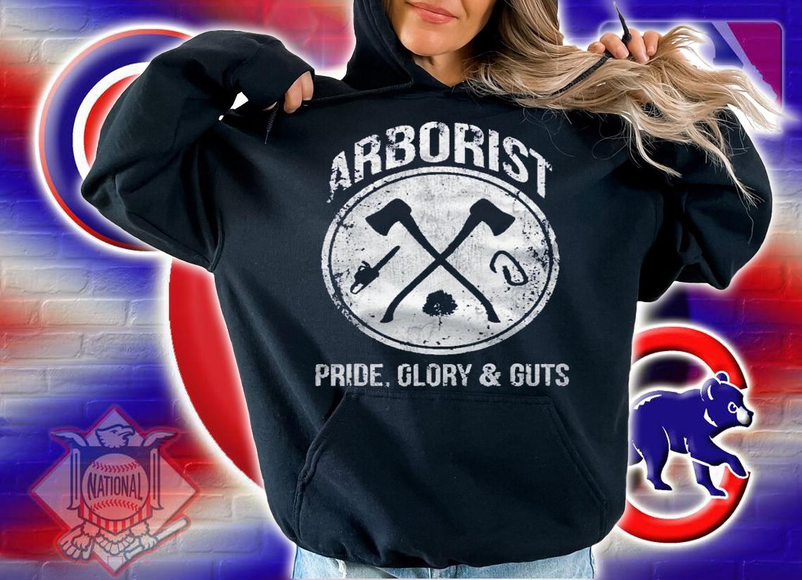 Arborist Dangerous Job Shirt Pride, Glory And Guts Shirt t-shirt