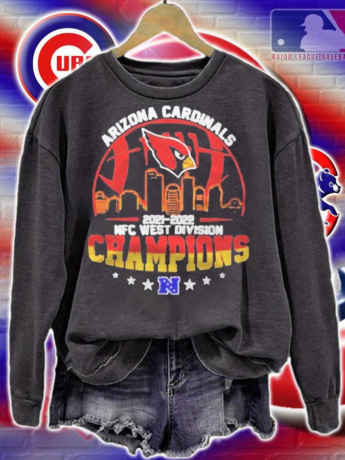 Arizona Cardinals 2021-2022 Nfc West Division Champions T-shirt t-shirt
