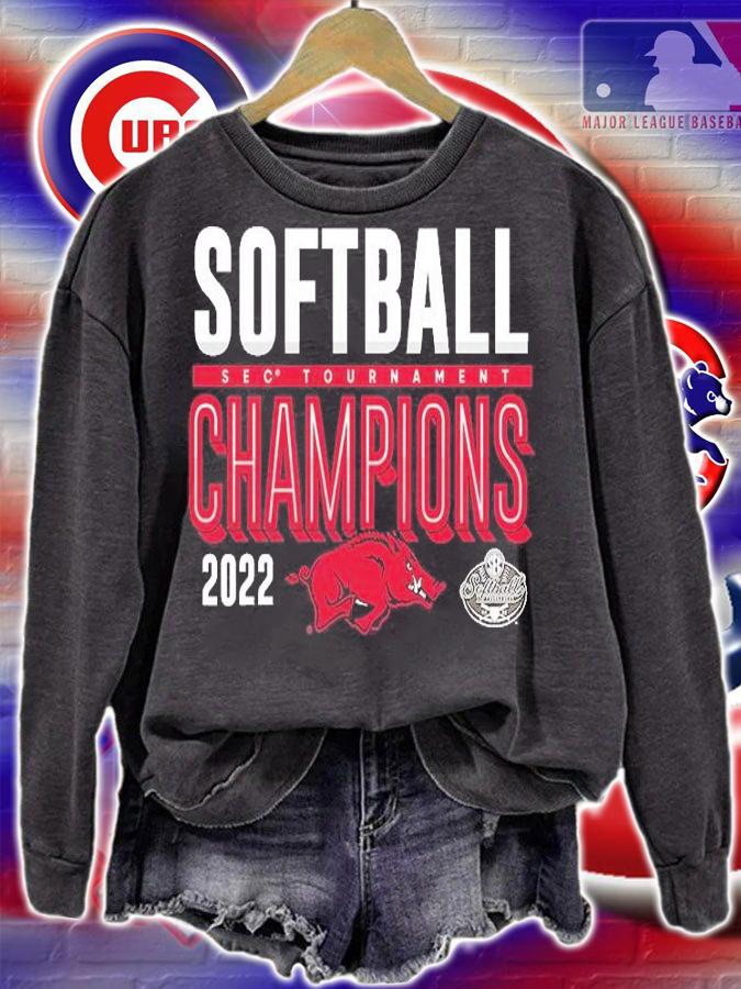 Arkansas Razorbacks Softball Sec Tournament Champions 2022 T-Shirt t-shirt sweatshirt