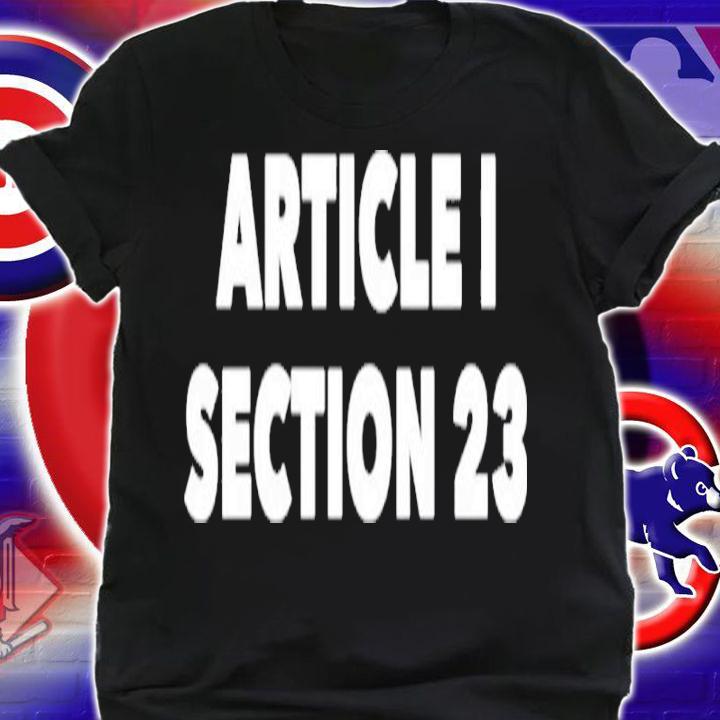 Article I Section 23 Shirt t-shirt