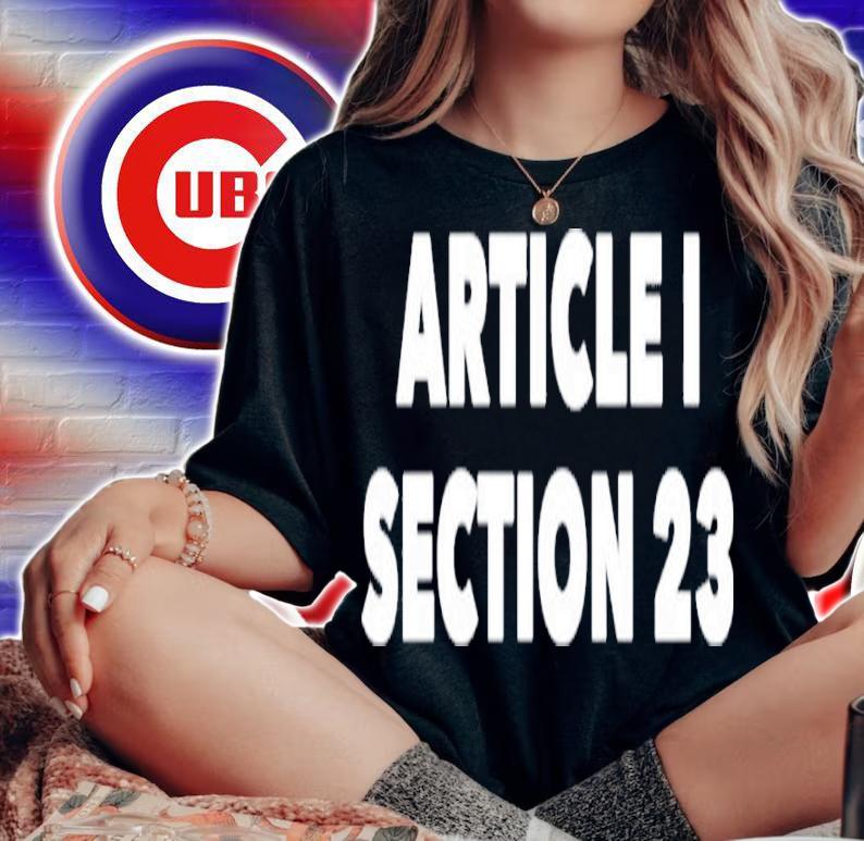 Article I Section 23 Shirt t-shirt