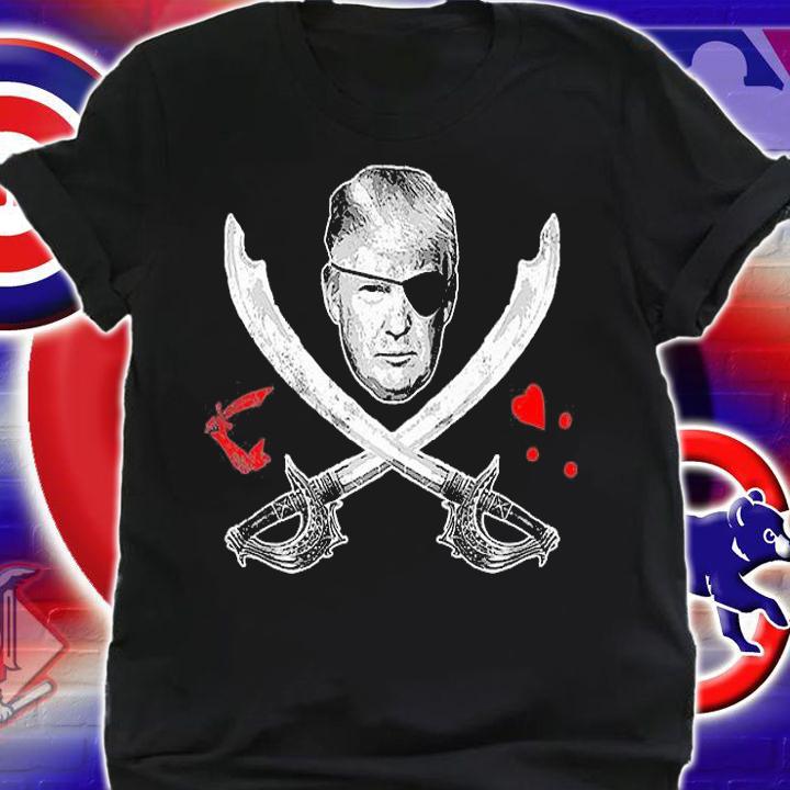 Awesome Dread Pirate Donald Trump Pirate Flag T-Shirt t-shirt