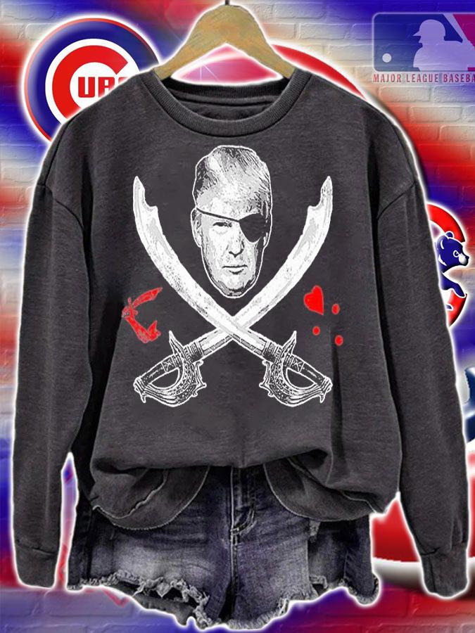 Awesome Dread Pirate Donald Trump Pirate Flag T-Shirt t-shirt