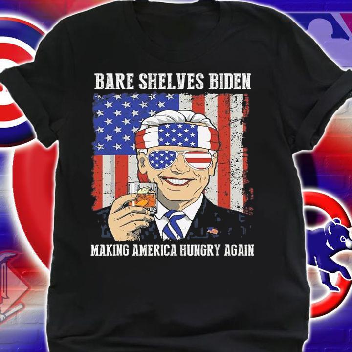 Bare Shelves Biden Making America Hungry Again Biden US Flag Vintage T-Shirt t-shirt shirt