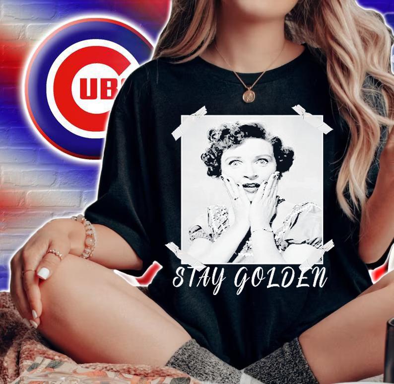 Betty White Stay Golden 90's portrait T-shirt t-shirt