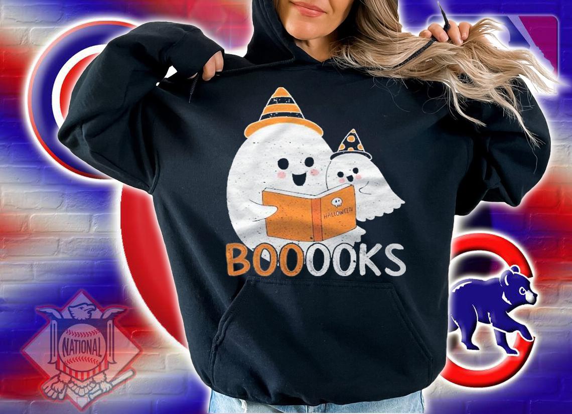 Boo Ghost Book Reading Kids Gift Idea Spooky Halloween Shirt t-shirt