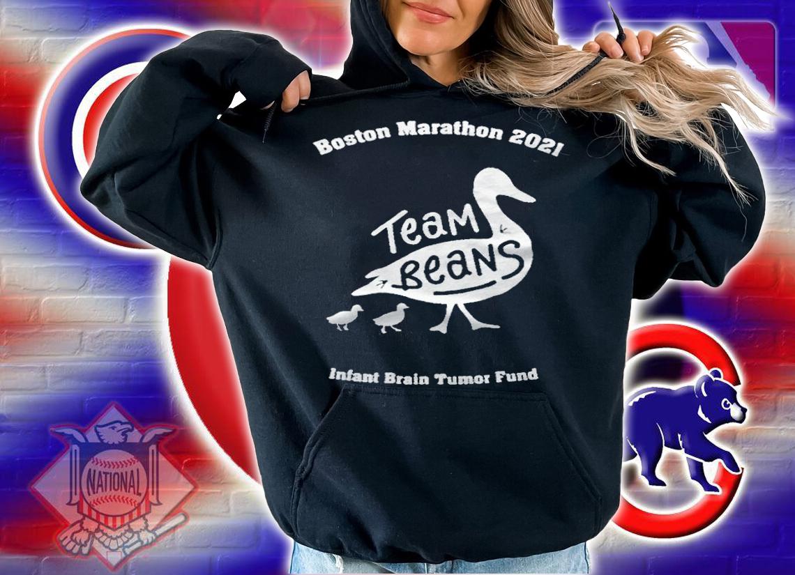 Boston Marathon 2021 Team Beans Infant Brain Tumor Fund T-shirt t-shirt
