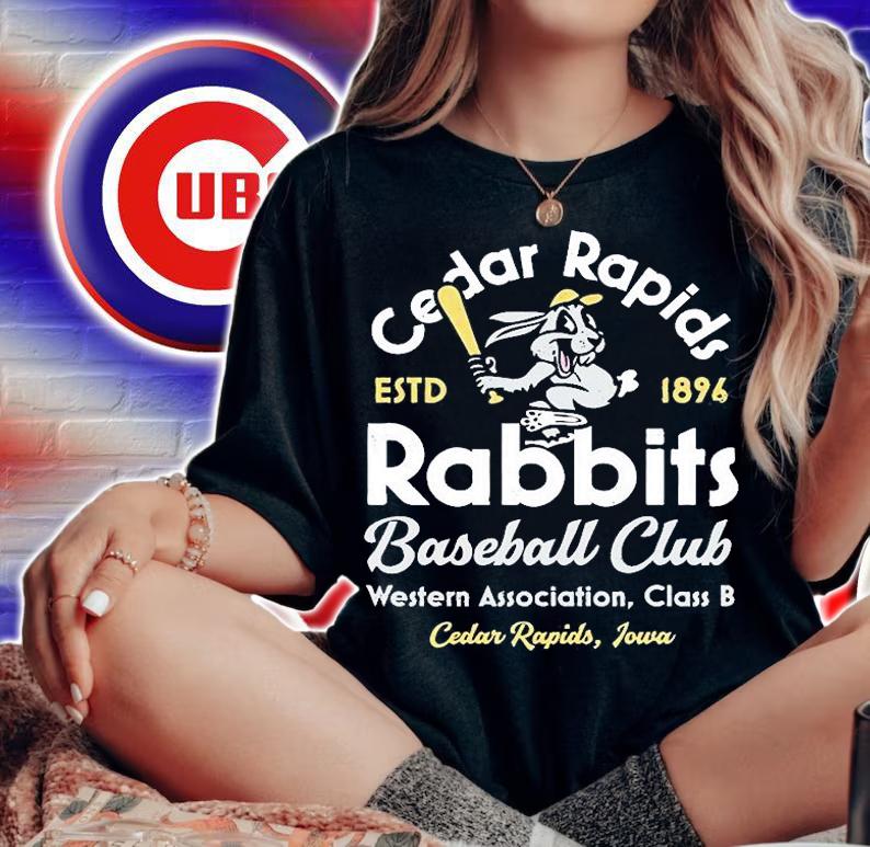 Cedar Rapids Rabbits Vintage Minor League Baseball T-Shirt t-shirt