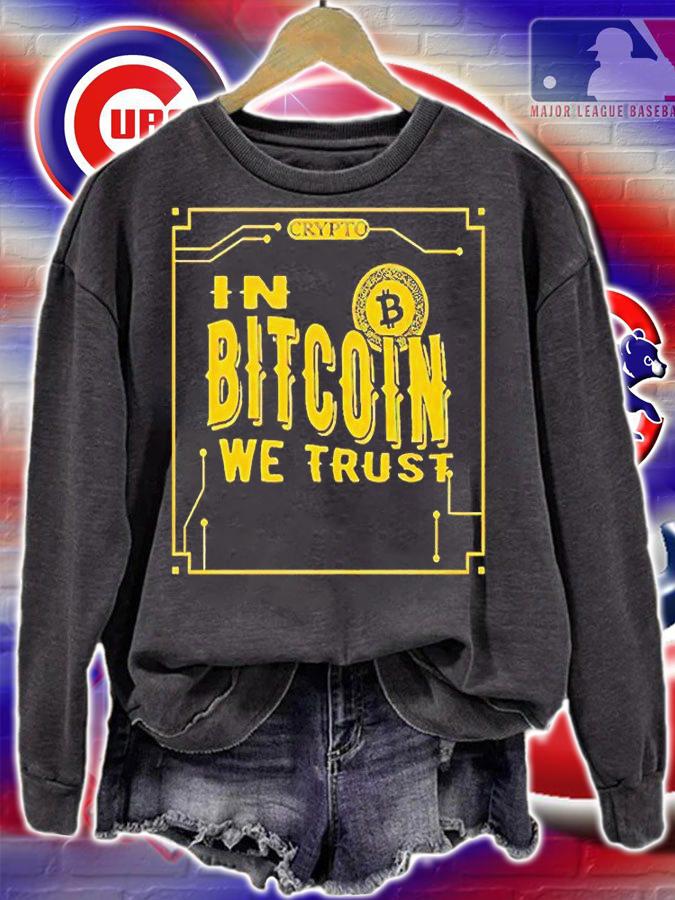 Crypto in Bitcoin we trust T-shirt t-shirt