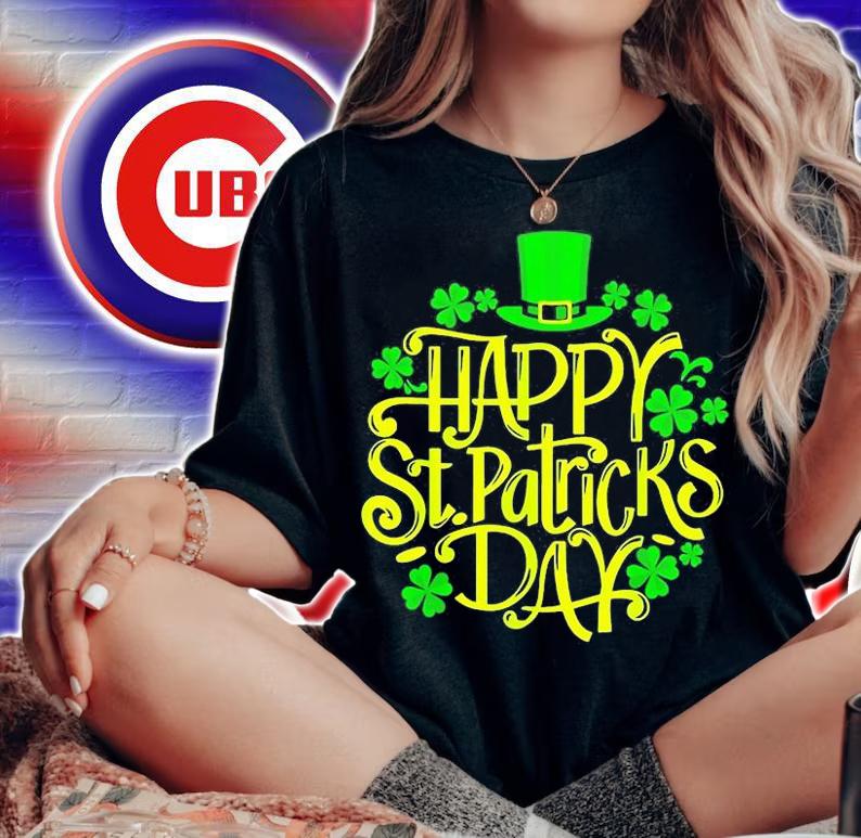 Happy St Saint Patrick's Day Shamrock T-Shirt t-shirt woman shirt