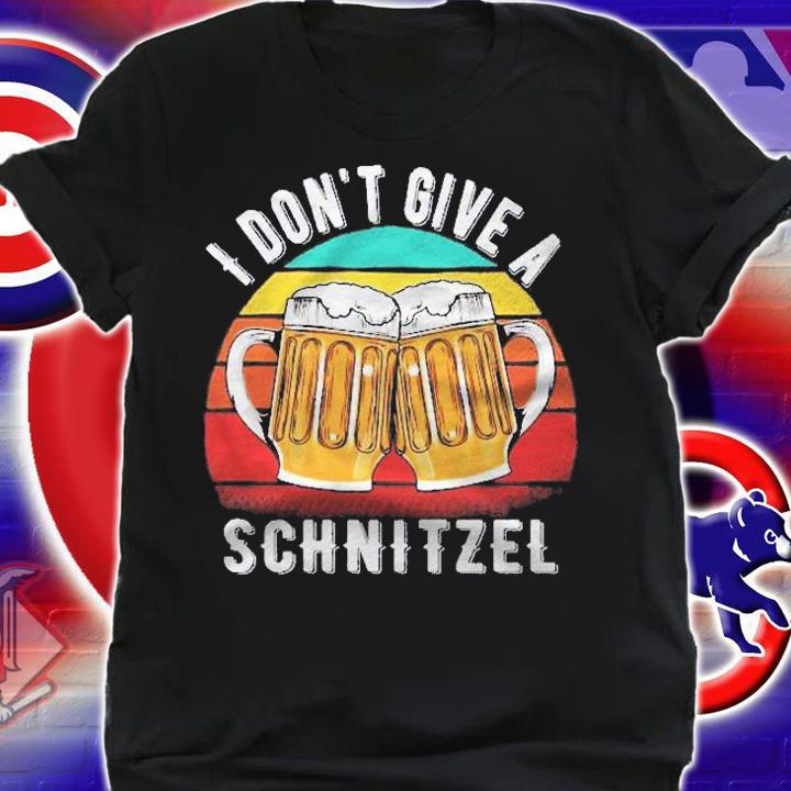 I Dont Give A Schnitzel Oktoberfest Shirt t-shirt