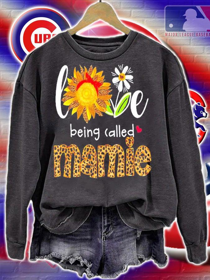 Love Being Called Mamie Sunflower Mothers Day T-Shirt t-shirt sweatshirt