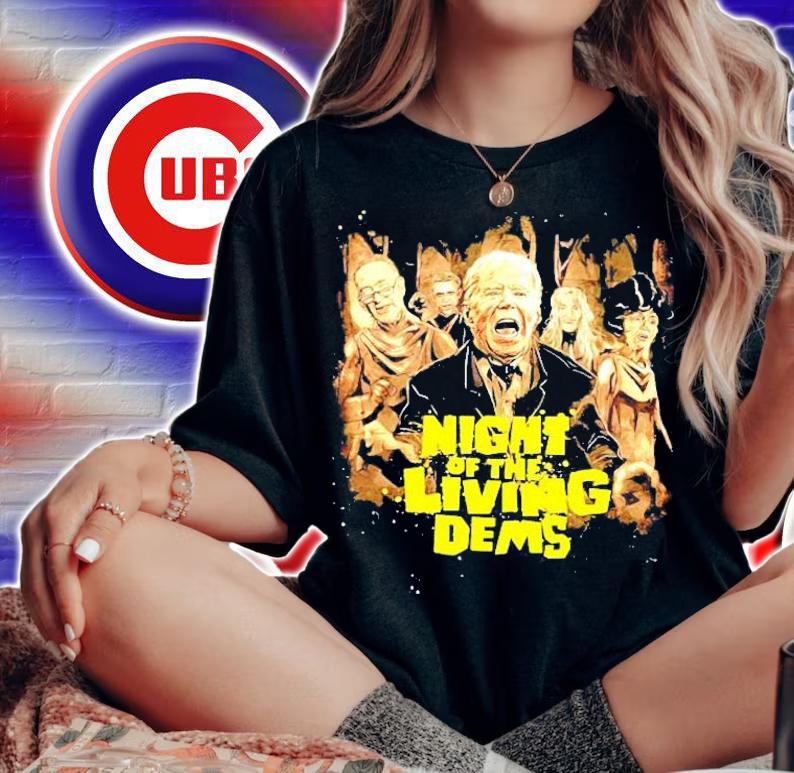Night Of The Living Dems Joe Biden Gift Shirt t-shirt woman shirt