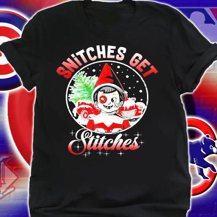 Snitches get stitches Christmas T-shirt t-shirt